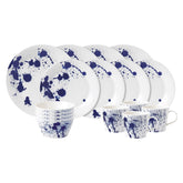 Blue Splash 16 Piece Dinner Set